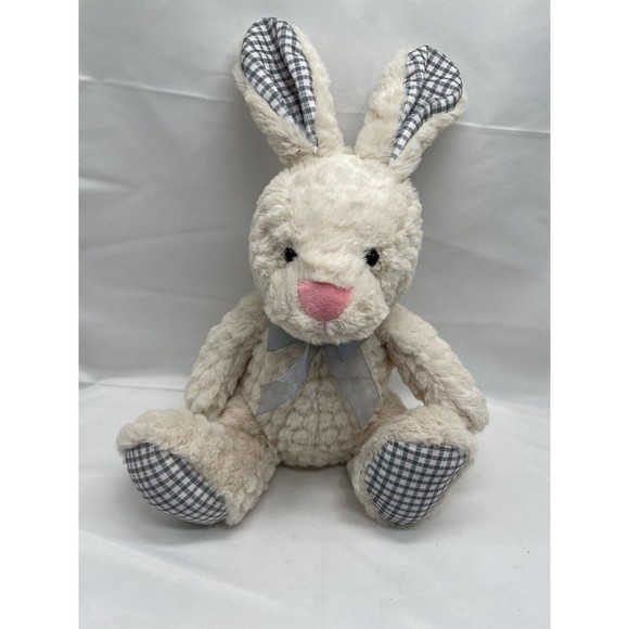 Gitzy Plush White Bunny Easter Rabbit 16 inches - Picture 1 of 4